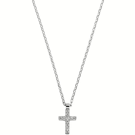 Collana Amen Donna Acciaio donna in Acciaio Zircone ACCL817022B - ACCL817022B
